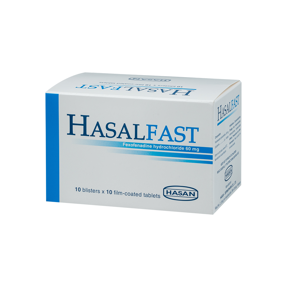 HASAL FAST 60MG HỘP/100V NÉN DÀI HASAN