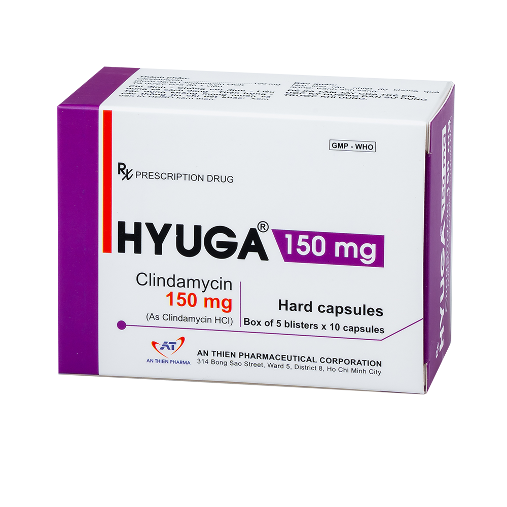 HYUGA 150mg Hộp 5 vỉ x 10 viên An Thiên