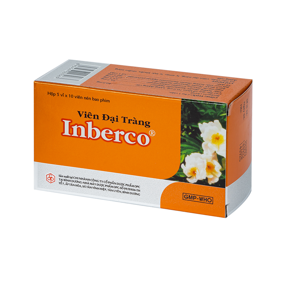 INBERCO viên đại tràng (Hộp 50BP)