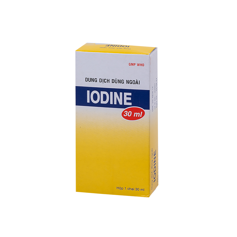 Iodine 30ml H/1 Hộp 1 Lọ Bidiphar