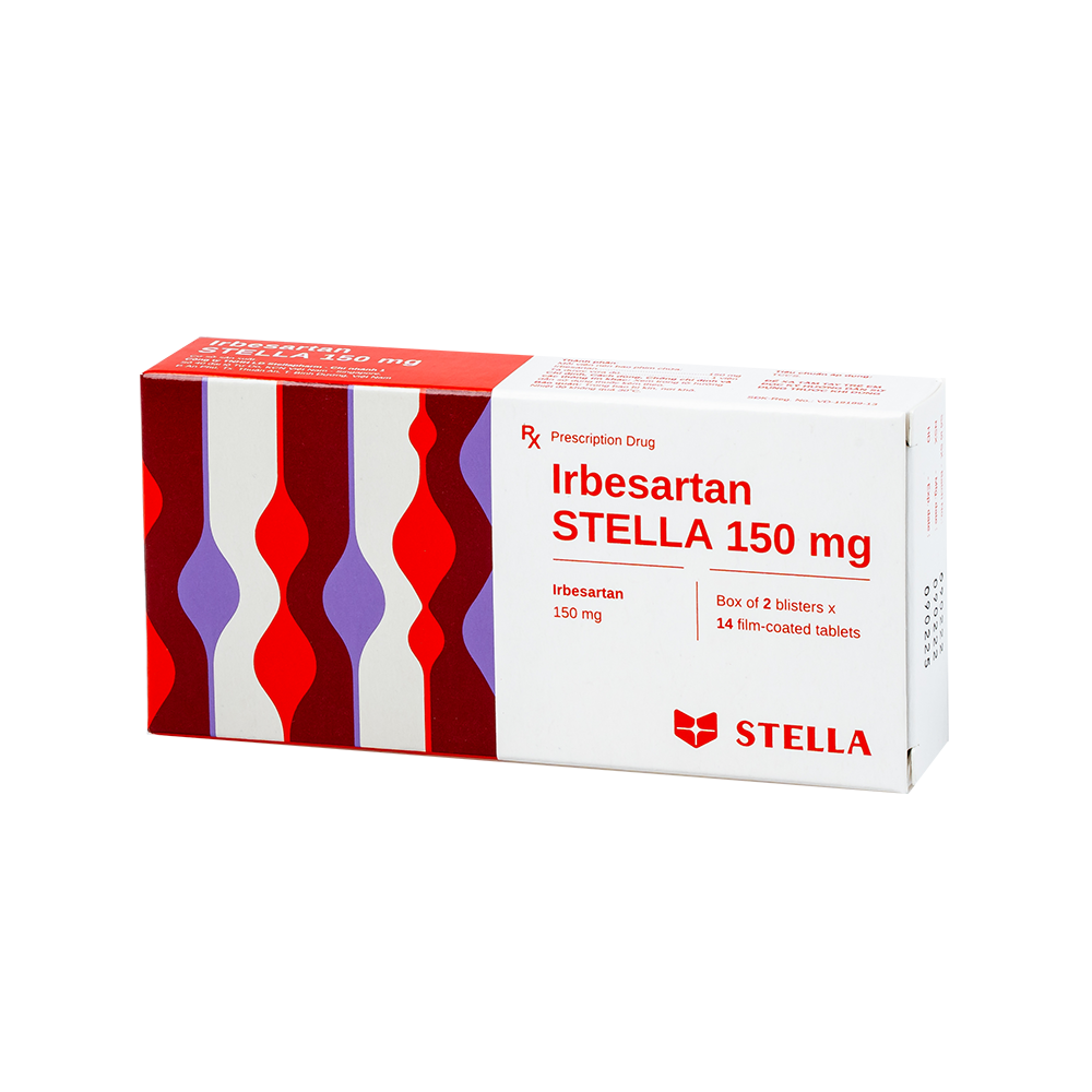 Irbesartan Stella 150mg Hộp/28viên Stella