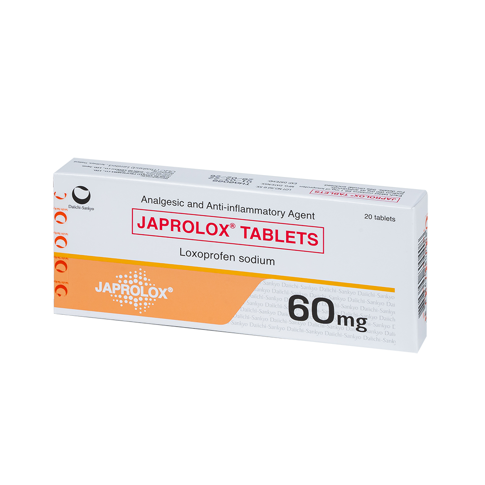 JAPROLOX TAB 60MG 20'S 20 Viên/ hộp Daiichi Sankyo