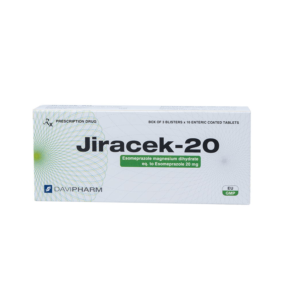 JIRACEK-20 Hộp 30 Viên Davipharm