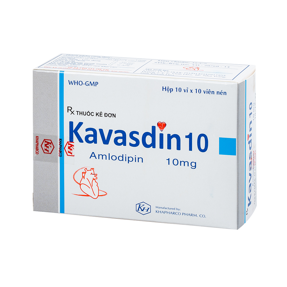 KAVASDIN 10mg Hộp 100 viên Khapharco