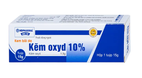 Kẽm Oxyd 10% Tuýp 15g HDPHARMA