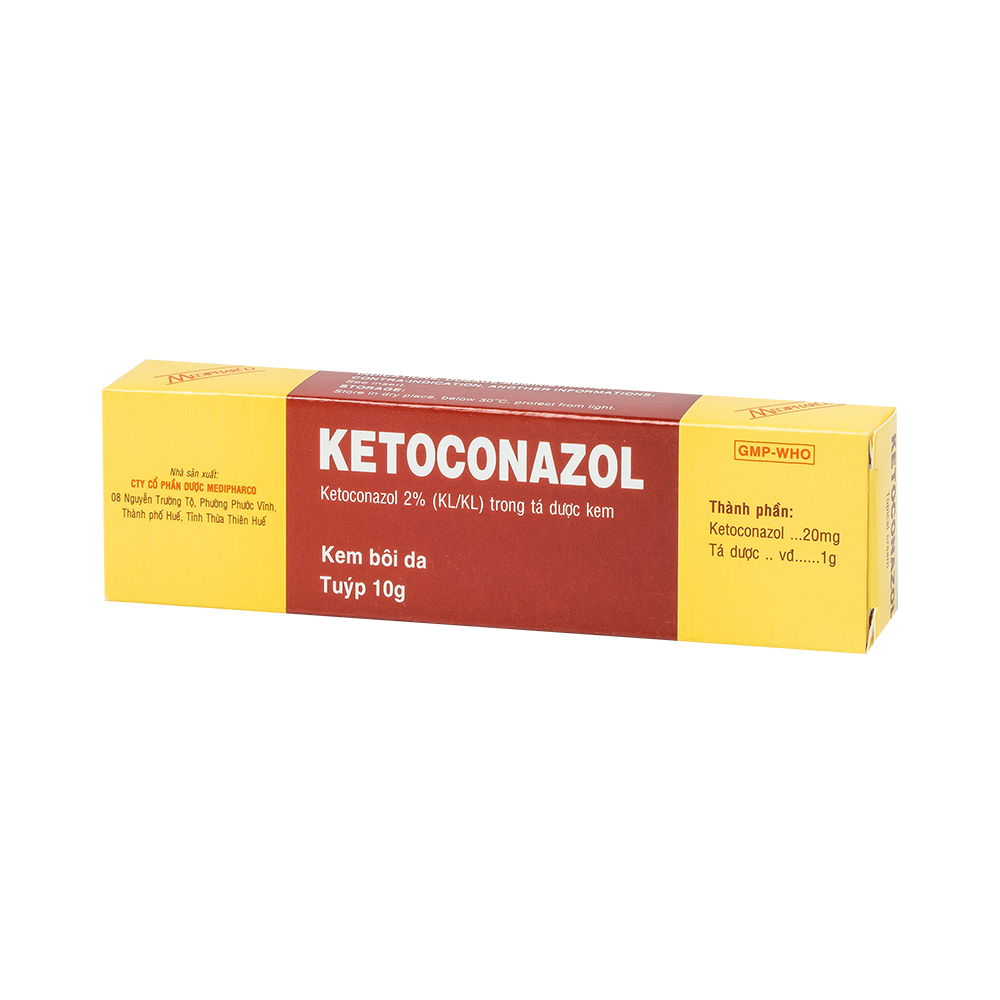 Ketoconazol 2% 10g Hộp x1tube