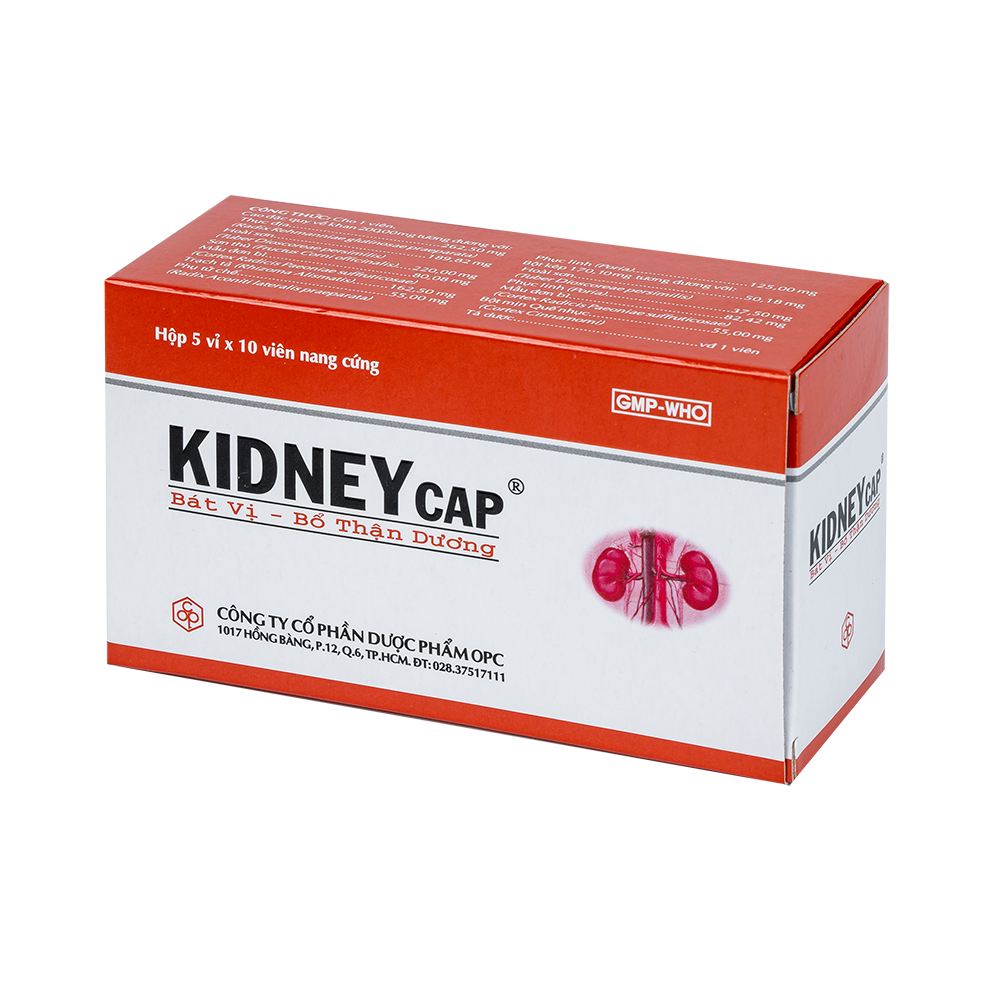 KIDNEYCAP Bát vị - bổ thận dương (Hộp 50NC)