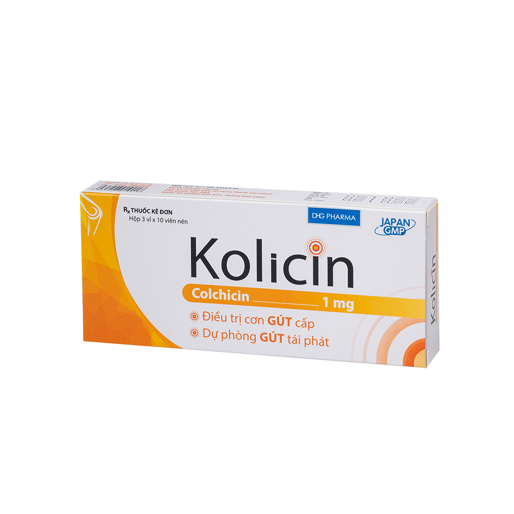Kolicin Hộp 03 vỉ x 10 viên DHG