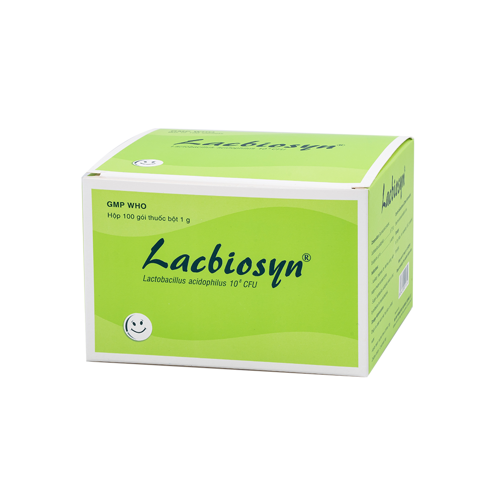 Lacbiosyn ® gói - H/100 Hộp 100 Gói Bidiphar