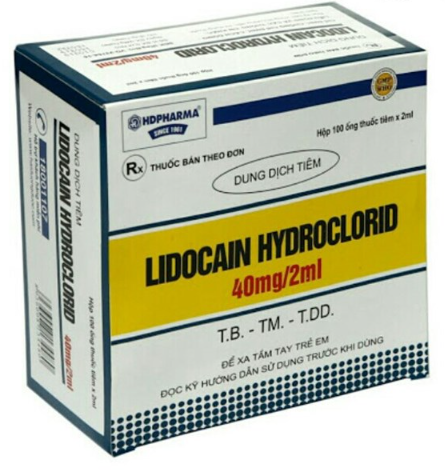 Lidocain Hộp 100 ống x 2ml HDPHARMA