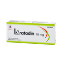 Loratadin 10 mg Hộp 2 vỉ x 10 viên Domesco