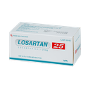 LOSARTAN 25 Hộp 10 vỉ x 10 viên Dược Cửu Long