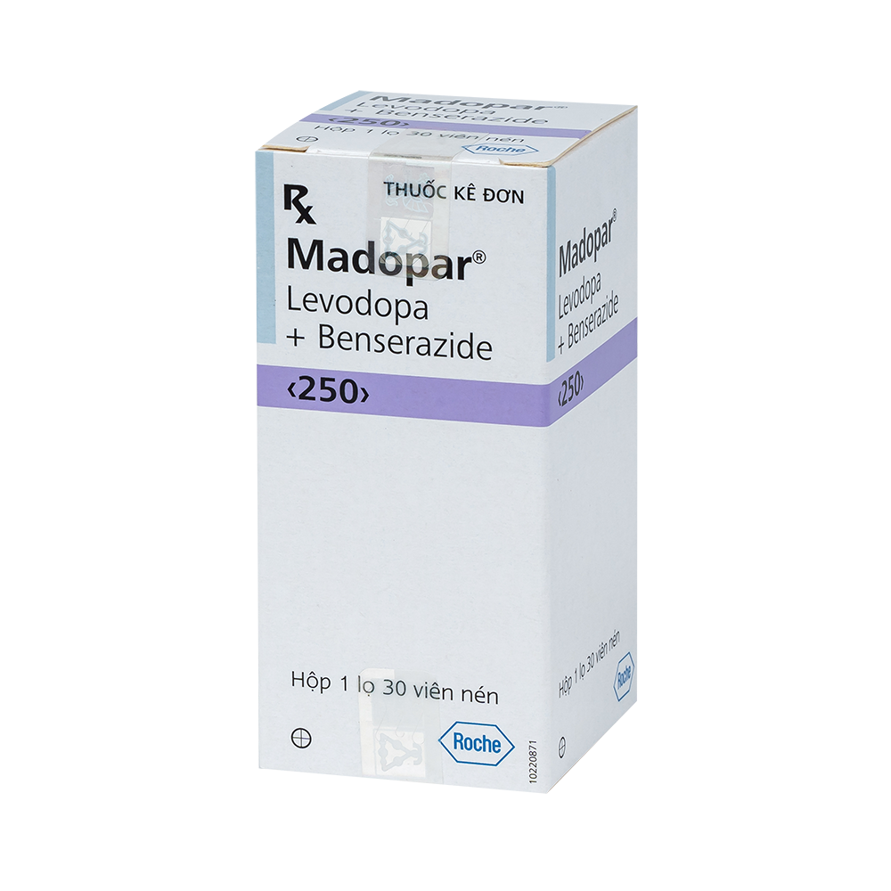 MADOPAR 250MG TABS Lọ 30 viên Roche