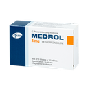 Medrol 4mg Hộp 3 vỉ x 10 viên Pfizer