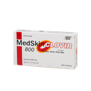Medskin Clovir 800 Hộp 3 Vỉ x 10 Viên DHG