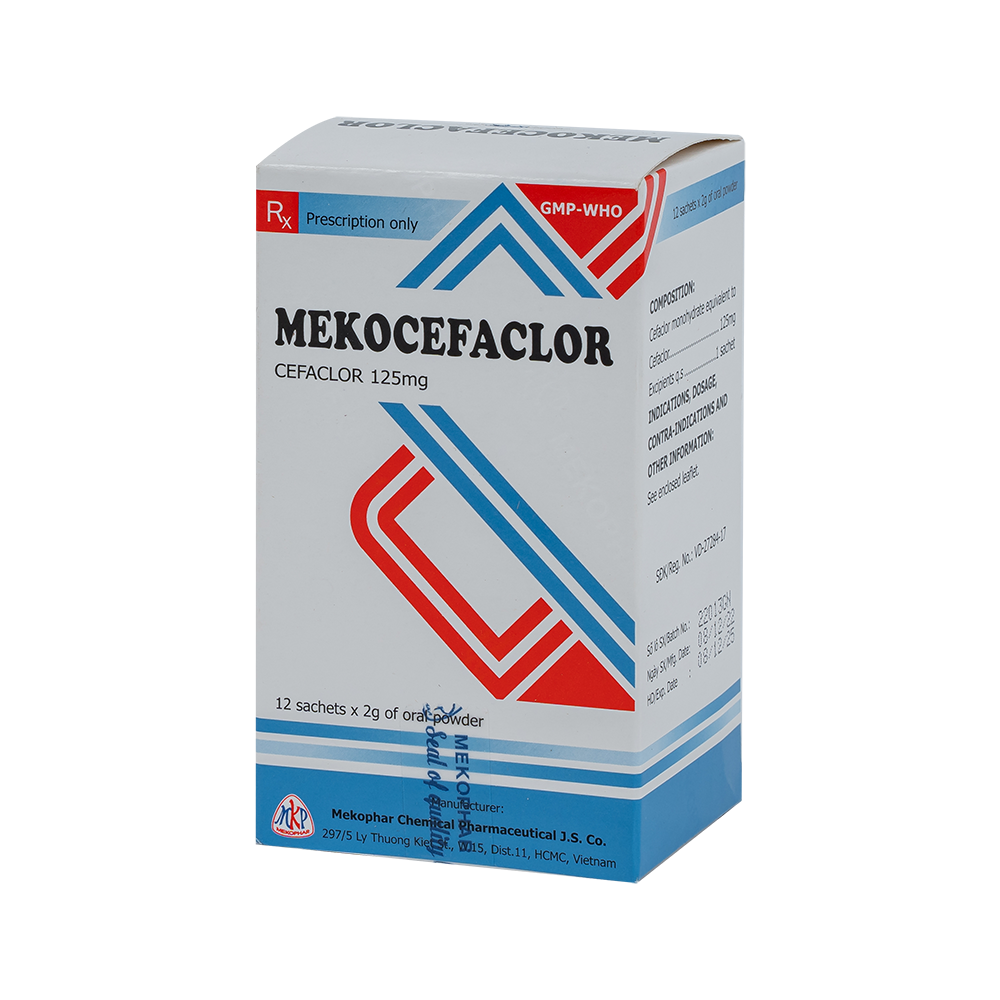 MEKOCEFACLOR(125mg H/12gói)