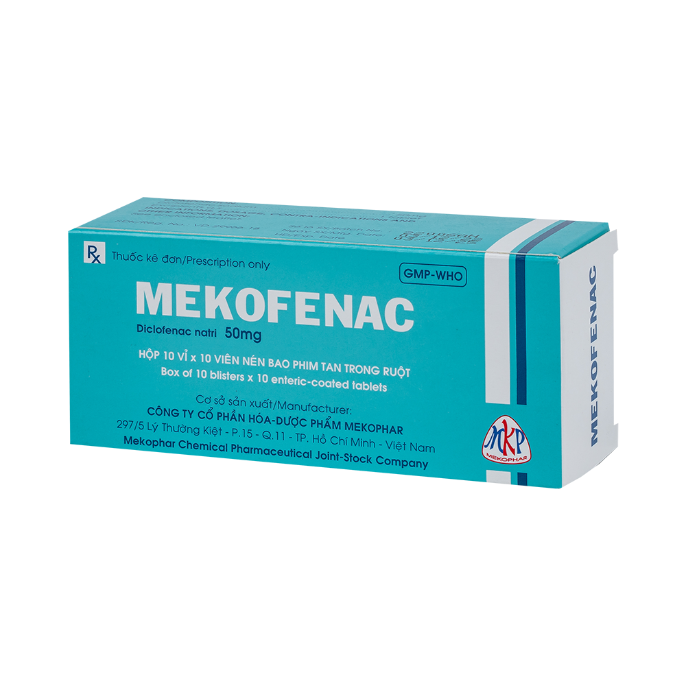 MEKOFENAC (50mg H/100VBP)