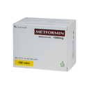 Metformin 1000mg v/10, h/100 Hộp 10 vỉ x 10 viên TVPharma
