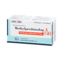 METHYL PREDNISOLON 4mg (Vỏ sò 2 lớp trắng - xanh, hộp Metallized) Hộp 100 viên Khapharco