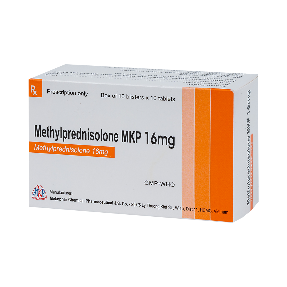 METHYLPREDNISOLONE MKP 16mg (H/100VNE)