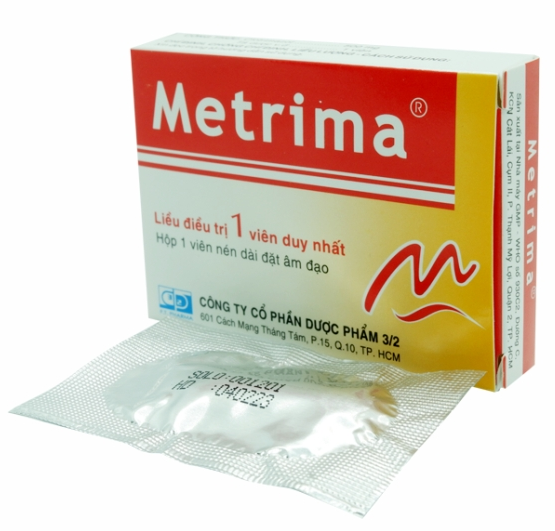 METRIMA 500mg Hộp 1 vỉ x 1 viên F.T.PHARMA