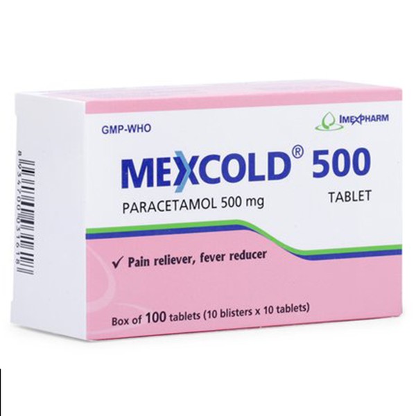 Mexcold 500 VNE H/100 viên