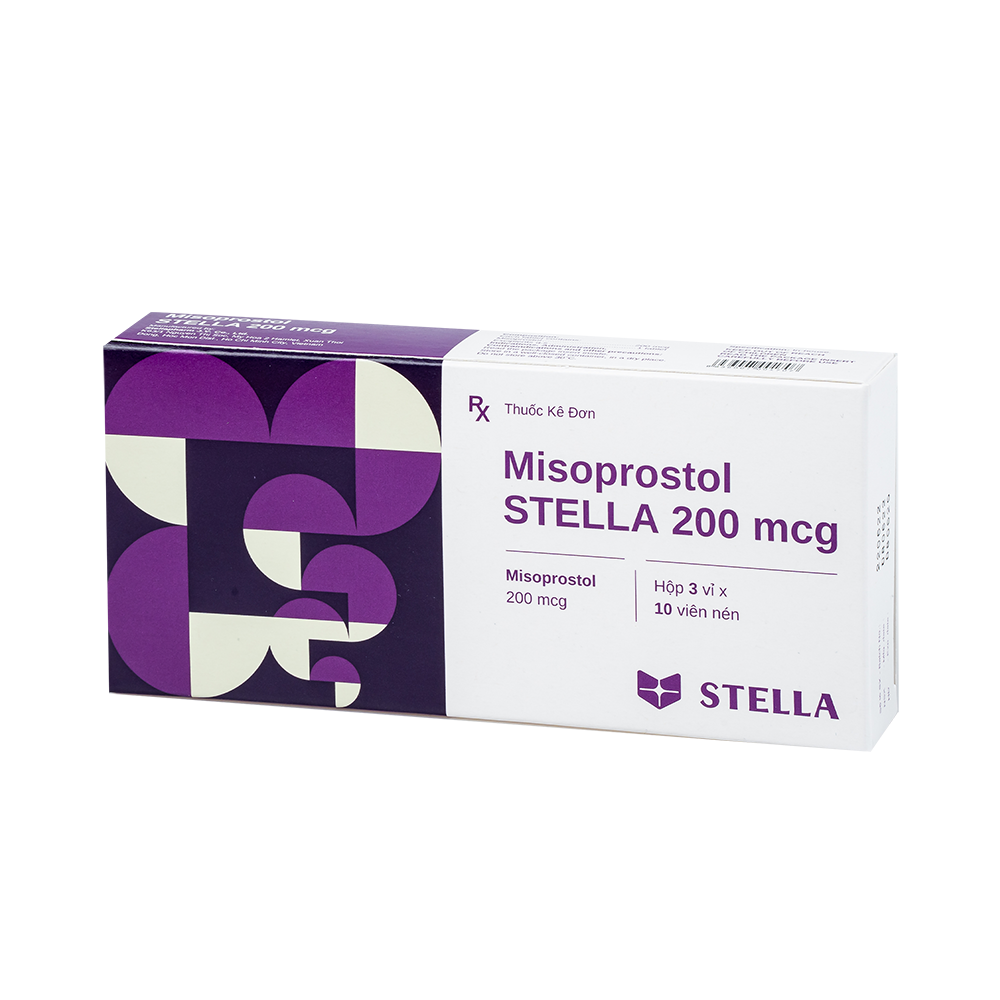 Misoprostol Stella 200mcg Hôp/30viên Stella