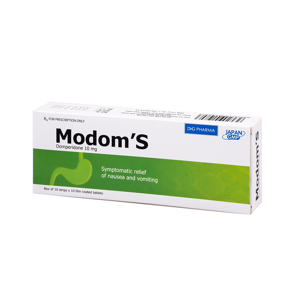 Modom-S Hộp 10 Vỉ x 10 Viên DHG