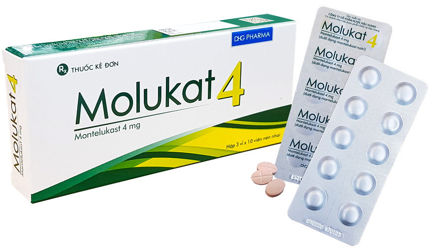 Molukat 4 Hộp 3 vỉ x 10 viên DHG