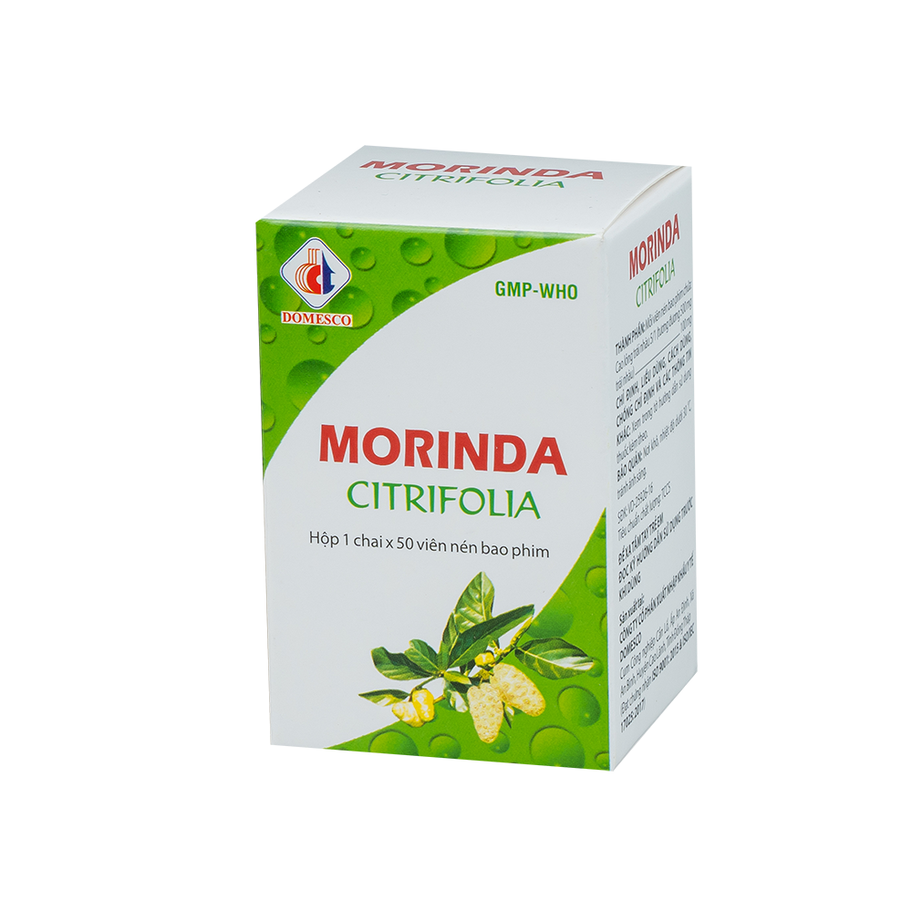 Morinda citrifolia Chai 50 viên Domesco