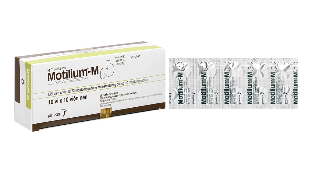 MOTILIUM-M 10MG TABS B/100