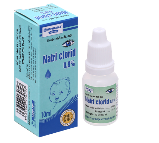 Natri clorid 0,9% (Cắt đứt) Hộp 1 lọ x 10ml HDPHARMA