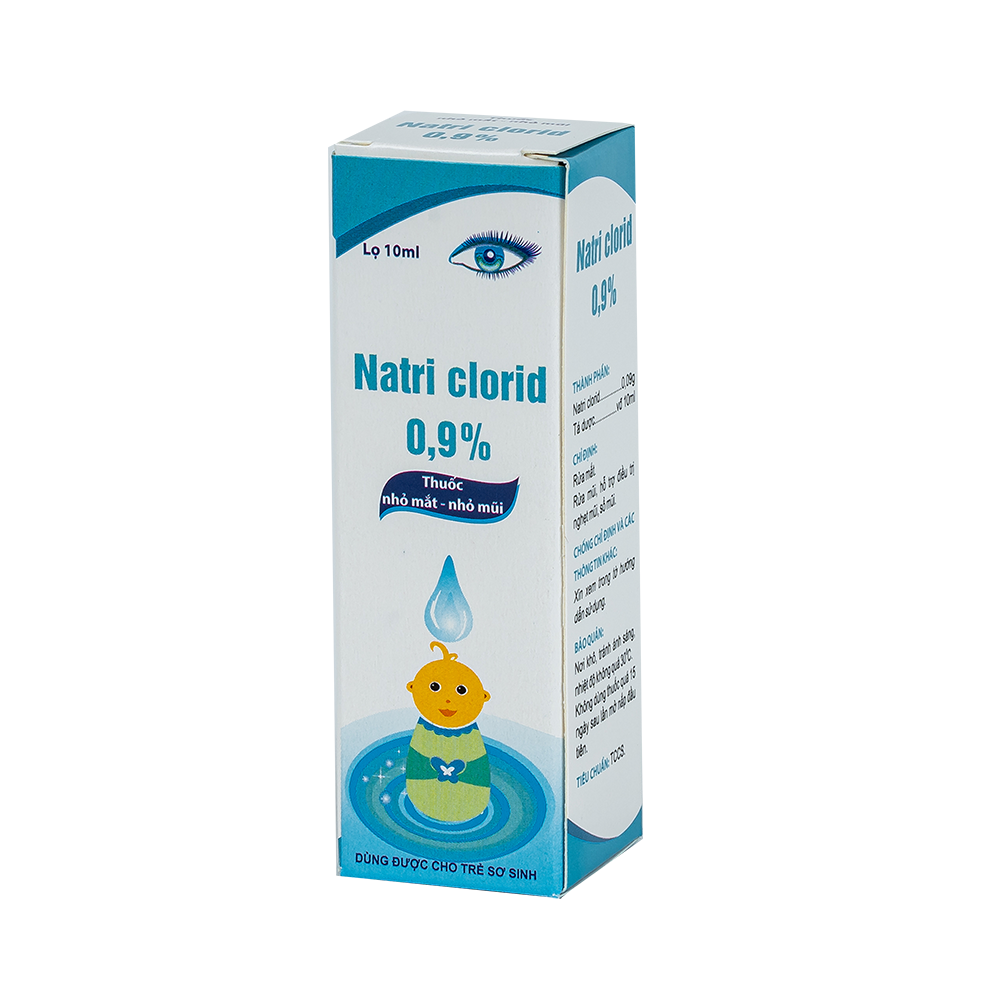 Natri Clorid 0,9% Hộp 1 lọ 10ml