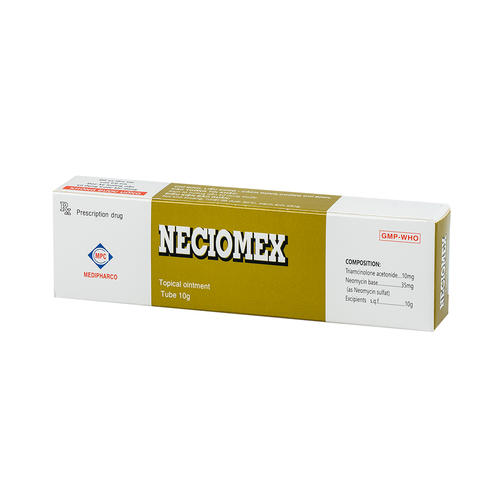 Neciomex 10g Hộp 1 tuýp 10g Medipharco