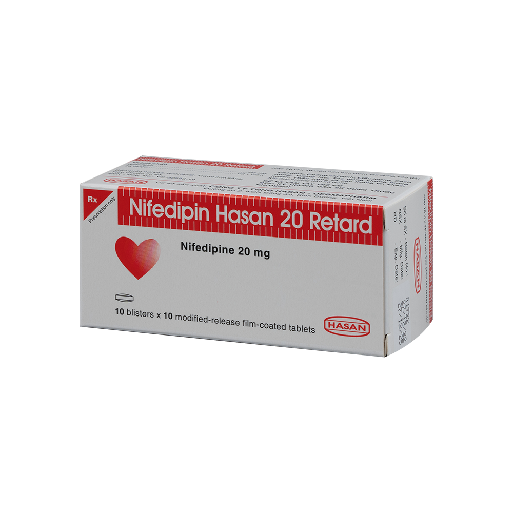 NIFEDIPIN 20 RETAR H/100V HASAN