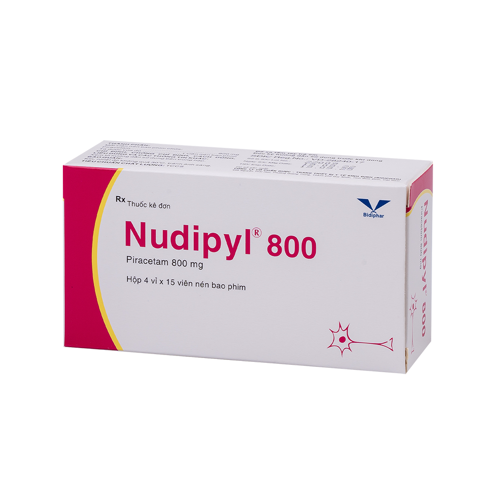 Nudipyl 800 H/60 Hộp 4 Vỉ x 15 Viên Bidiphar