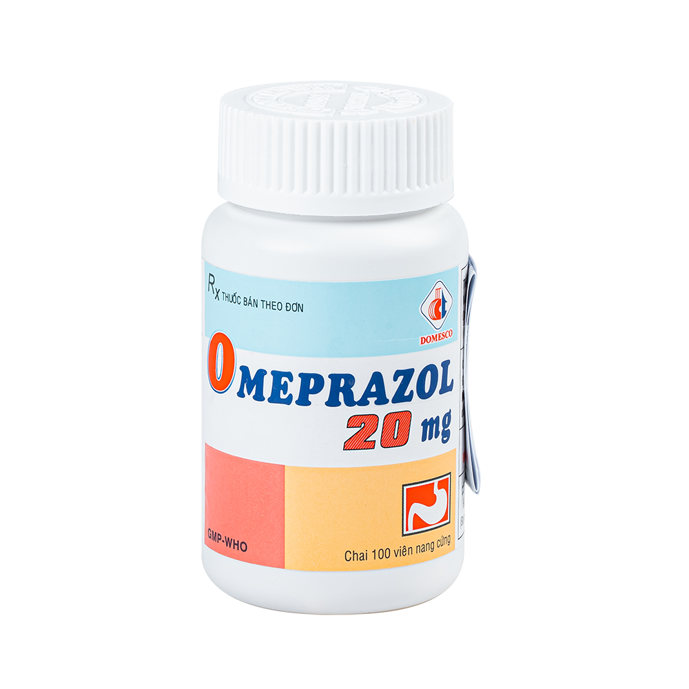 Omeprazol 20 mg Chai 100 viên Domesco