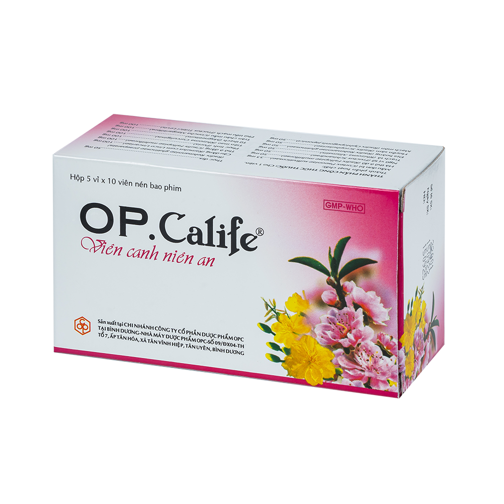 OP.CALIFE viên canh niên an (Hộp 50BP)