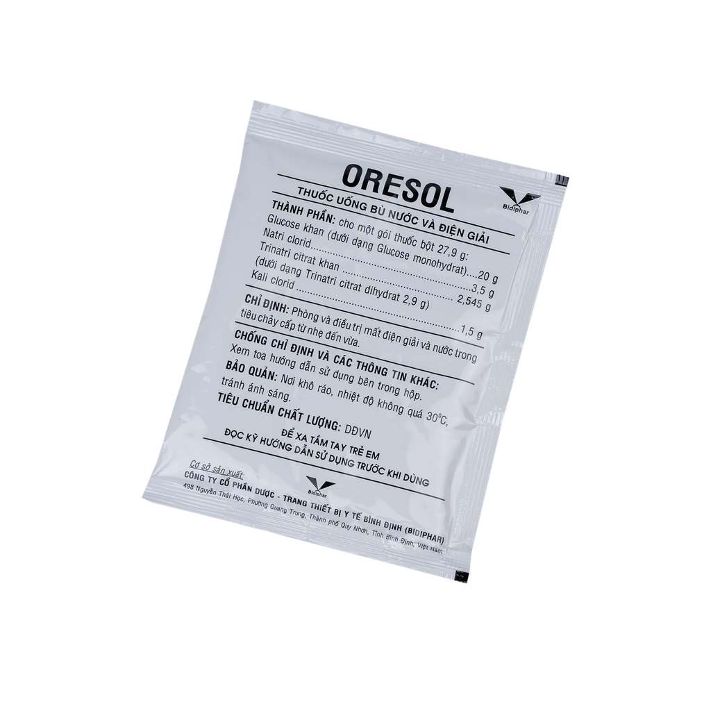 Oresol Hộp 100 Gói BIDIPHAR
