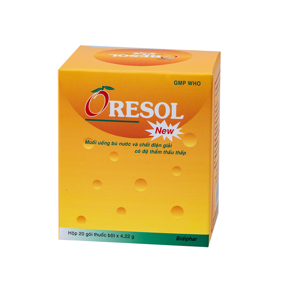 Oresol new H/20 Hộp 20 Gói Bidiphar