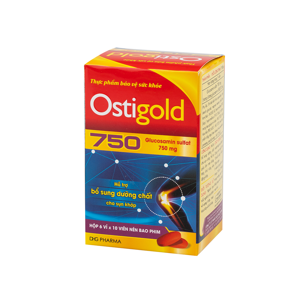 Ostigold 750 Hộp 6 vỉ x 10 viên DHG