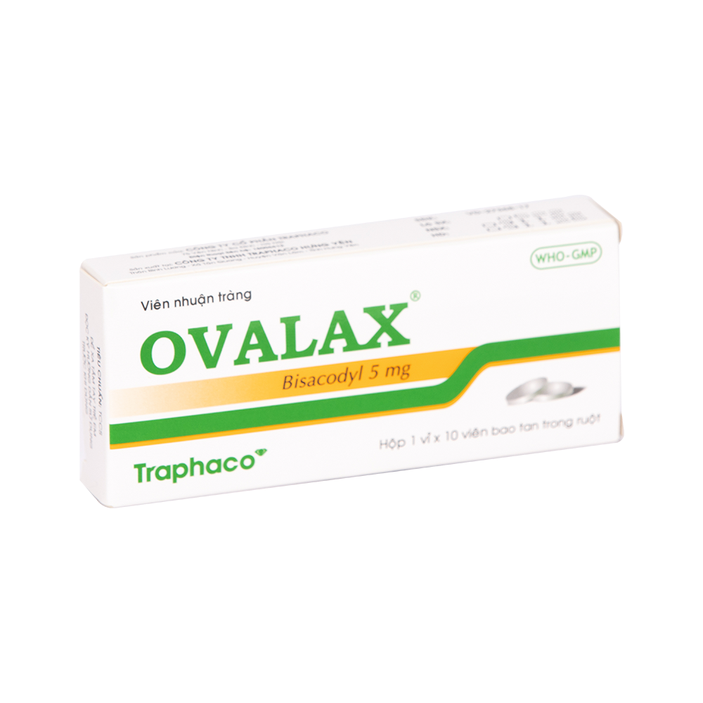 Ovalax Hộp 1 vỉ x 10 viên Traphaco
