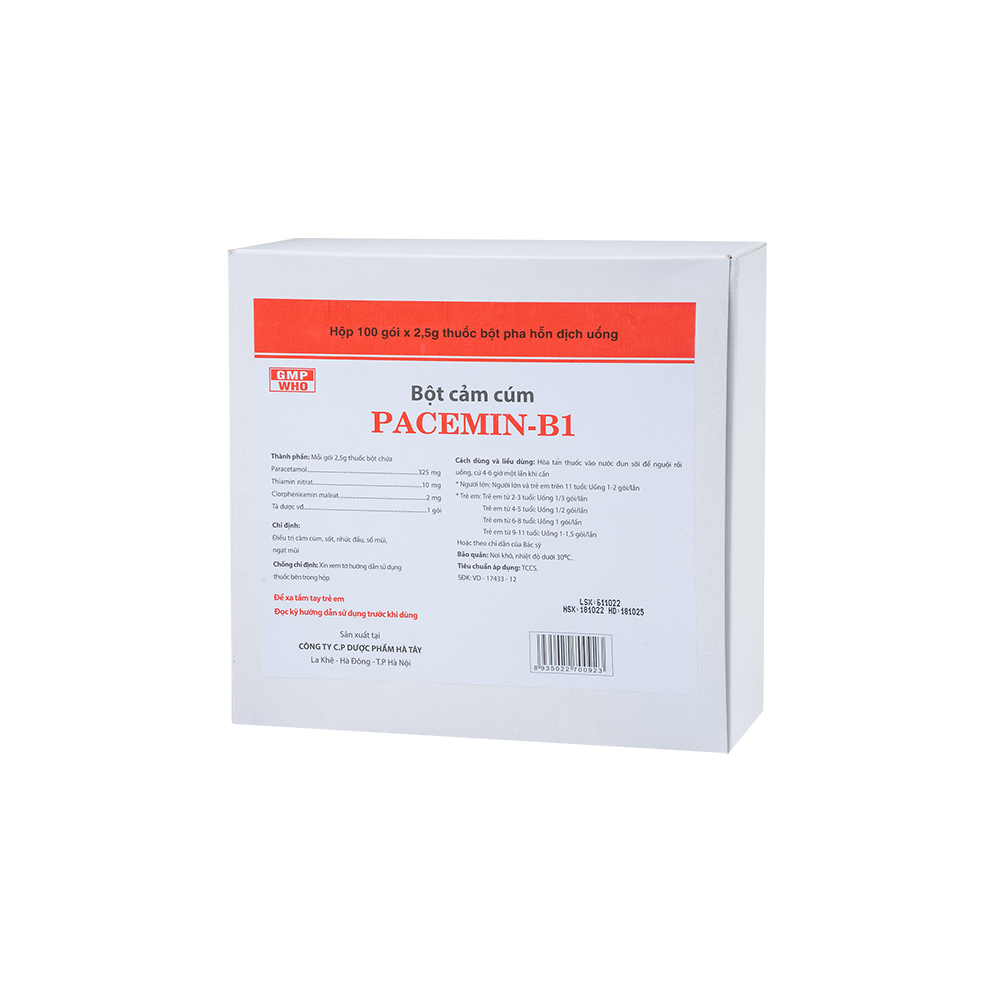 Pacemin B1 H/100gói Hataphar