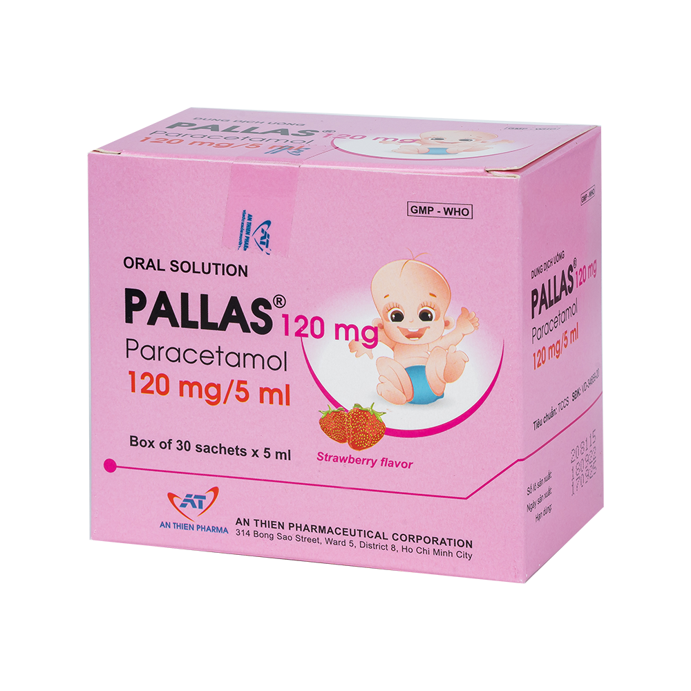 PALLAS 120mg Hộp 30 gói x 5 ml