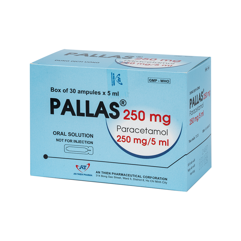 PALLAS 250 mg Hộp 30 ống x 5 ml