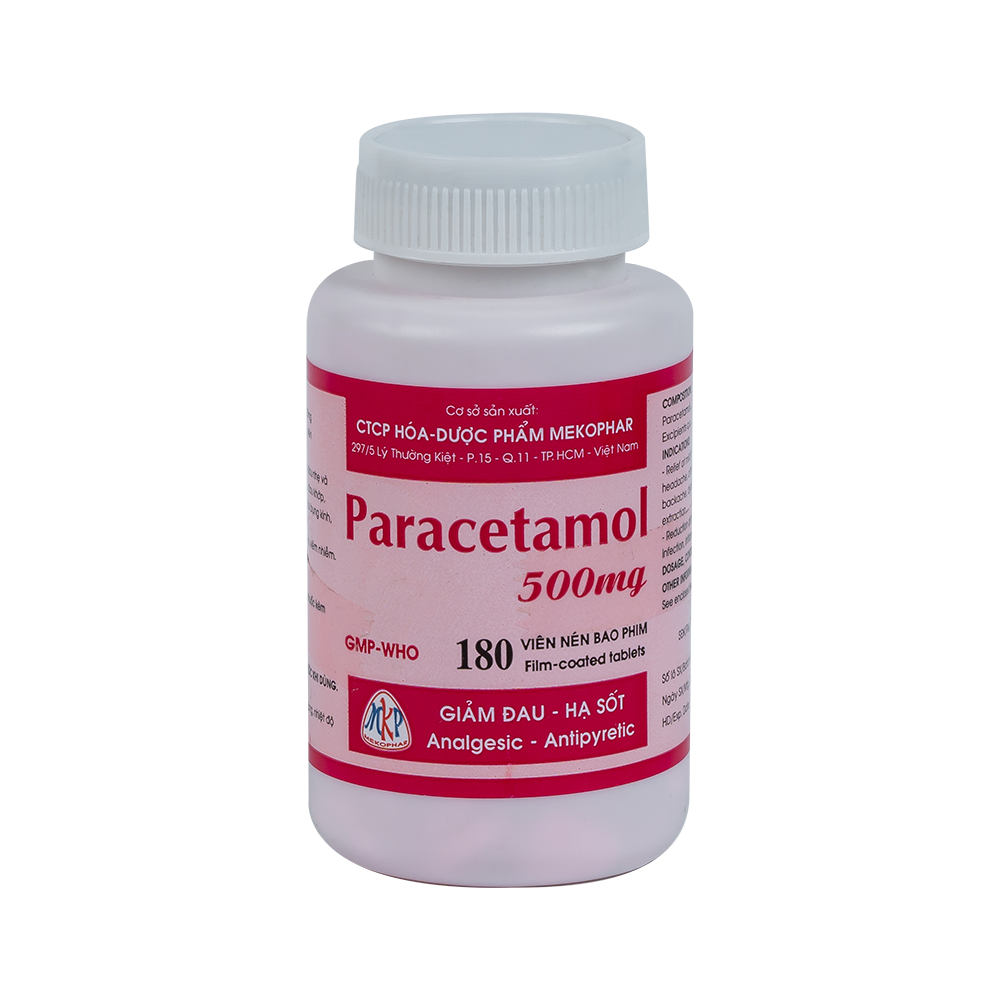 PARACETAMOL 500 (C/180VBP)