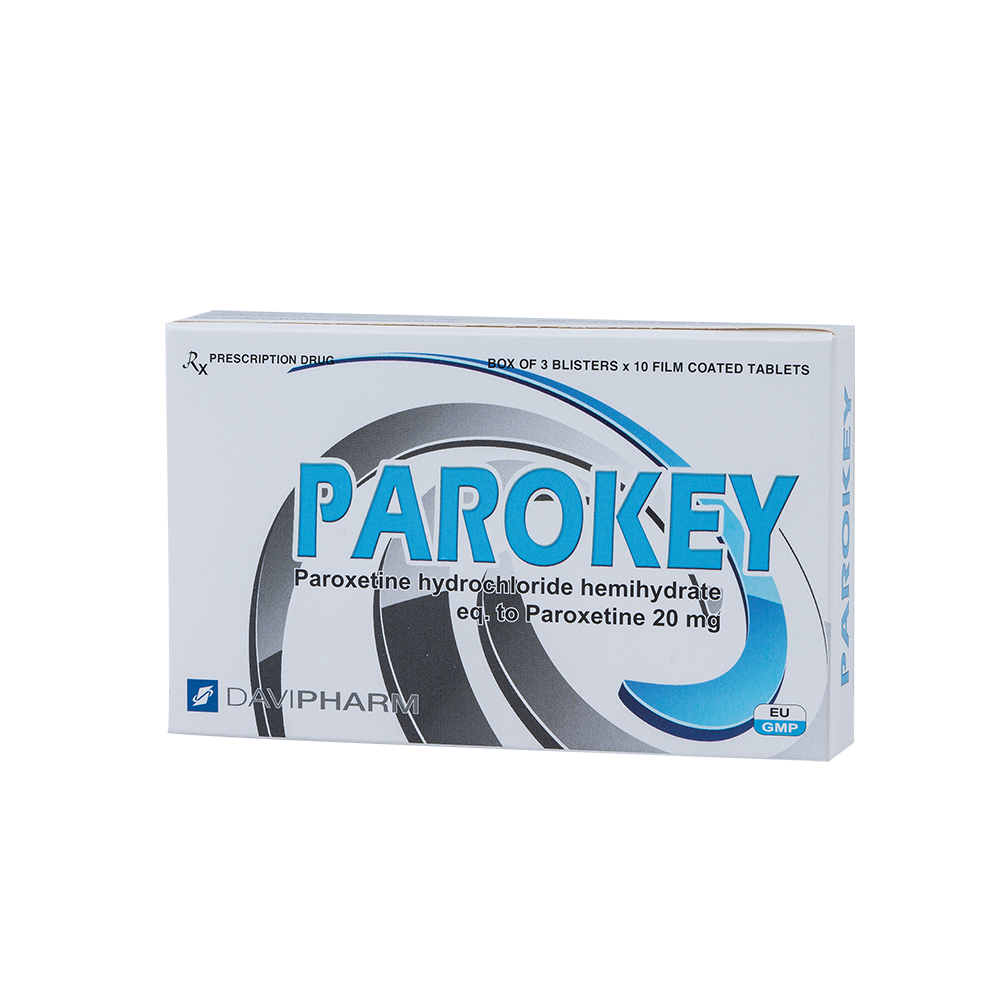 PAROKEY Hộp 30 Viên Davipharm