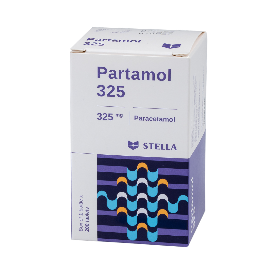 Partamol 325 Chai/200viên Stella