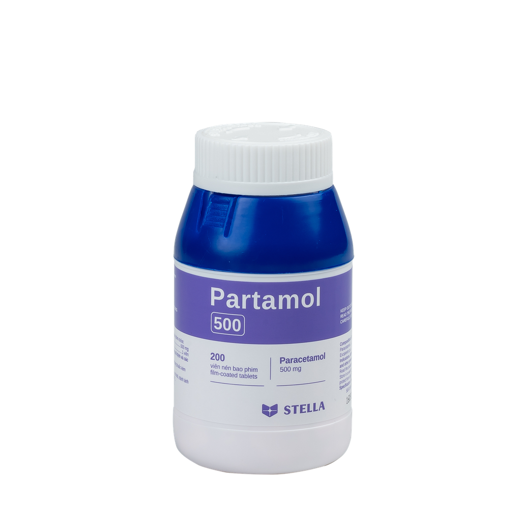 Partamol 500 Chai/200viên Stella