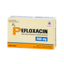 Pefloxacin 400 mg Hộp 2 vỉ x 10 viên Domesco